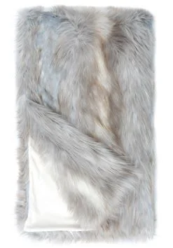 Recycled polyester blankets for an eco - conscious optionNew Limited Edition Siberian Fox Throw