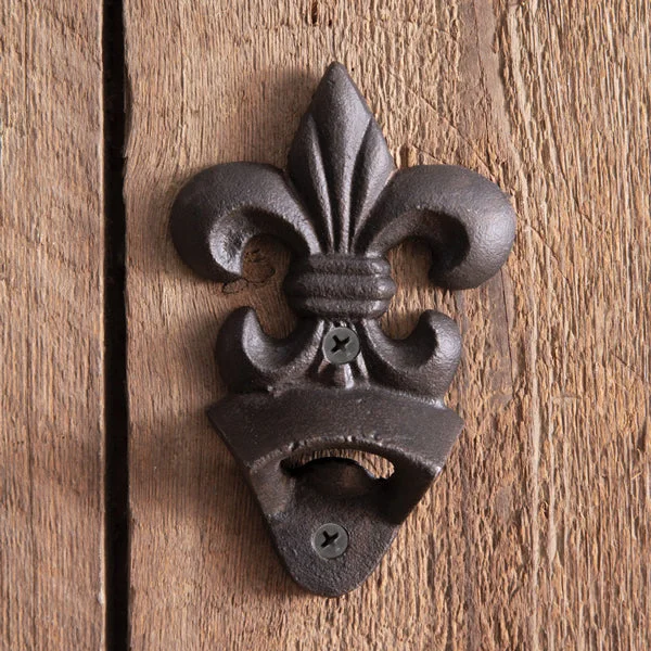 Fleur De Lis Wall Mounted Bottle Opener - Box of 2