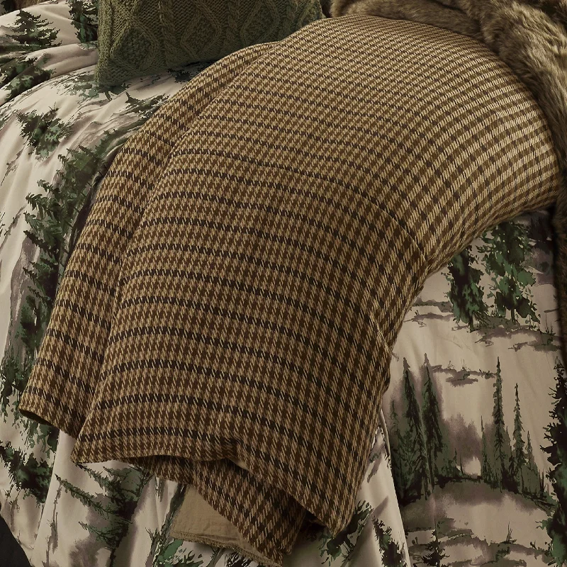 Wool blankets with natural warmth and insulationHiEnd Accents Clifton Duvet Cover