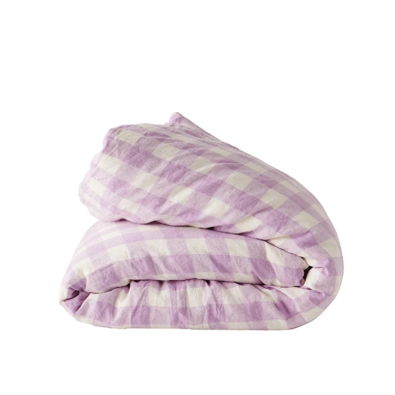 Duvet covers that coordinate with existing bedroom furnitureLilac Gingham Duvet Cover