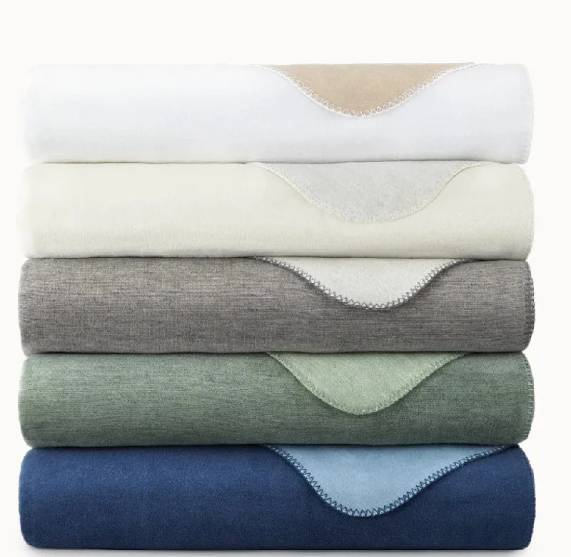 Cashmere blankets for ultimate softness and luxuryPeacock Alley Alta Reversive Cotton Blanket