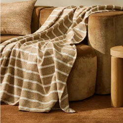 King - size blankets to cover large beds comfortablyPiazza Haze Throw (150 x 240cm)