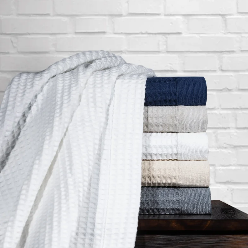 Fleece blankets for a cozy and plush texturePointehaven Long Staple Soft Cotton Waffle Blanket - 300 GSM - Hypoallergenic - Breathable - Moisture Absorbent