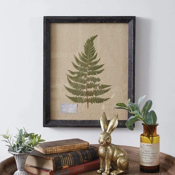 Pressed Botanical Wall Decor - Lady Fern