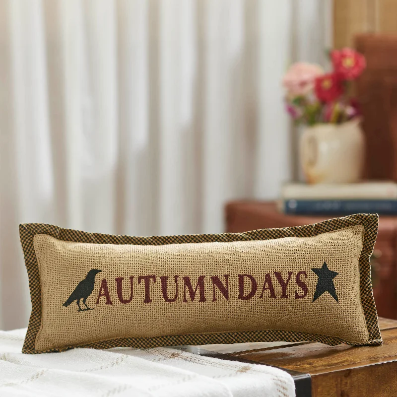 Feather Pillows for a Luxurious SleepRaven Harvest Autumn Days Pillow 5x15