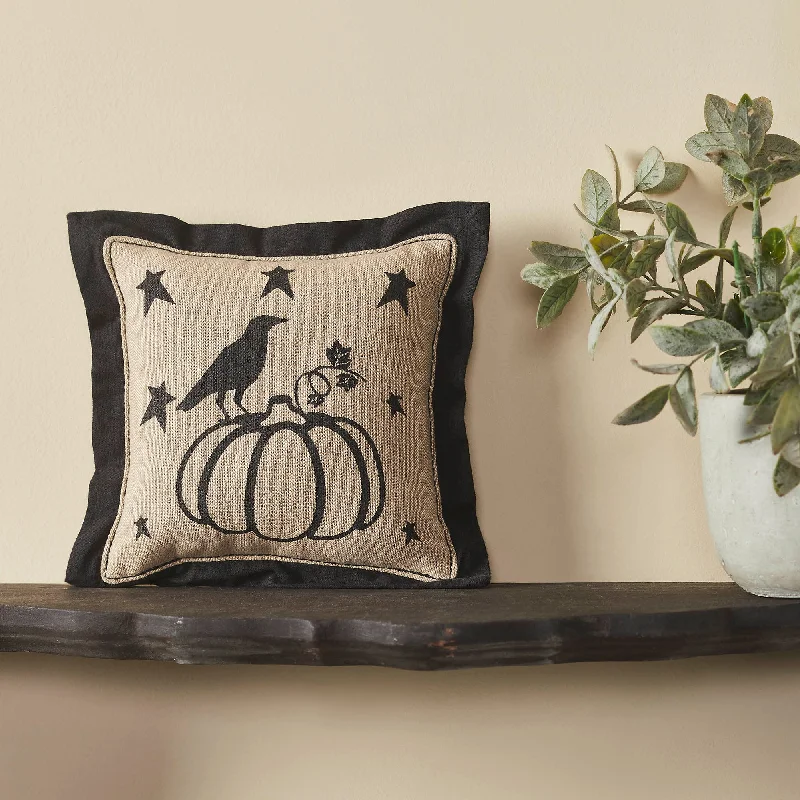 Down Alternative Pillows for Ethical ChoicesRaven Harvest Primitive Pumpkin Pillow 6x6