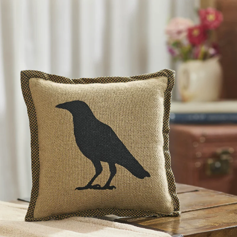 Adjustable Pillows for Customized ComfortRaven Harvest Raven Pillow 9x9