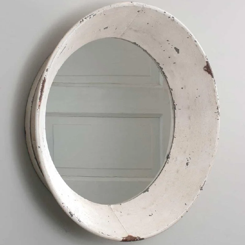 Round Metal Wall Mirror