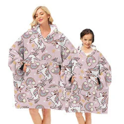 Microfiber blankets that are durable and easy to care forUnicorniverse Hoodie Blanket