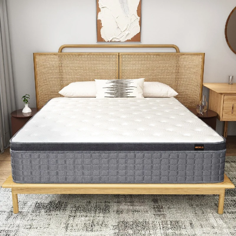 Hybrid mattresses combining foam and innerspring technology12" Medium-Firm Pillow Top Hybrid Mattress