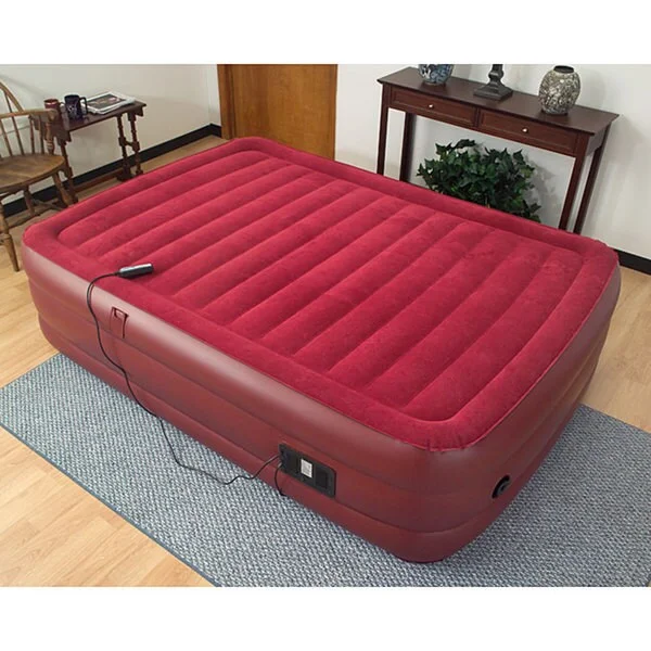 Wool - filled mattresses for natural insulation and moisture - wickingAir Cloud Raised Queen-size Air Bed with Remote