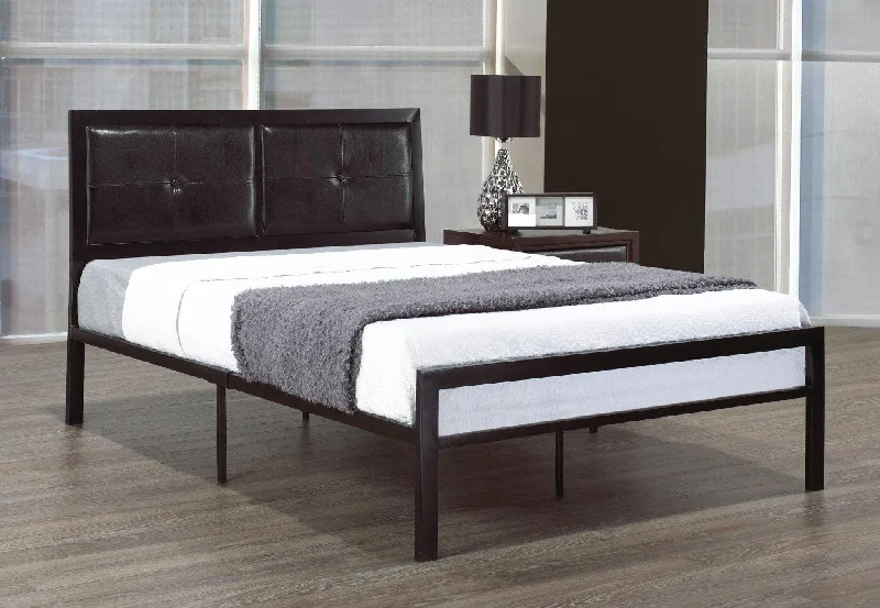 Memory foam mattresses for pressure relief and contouringBlack Metal Bed with Headboard