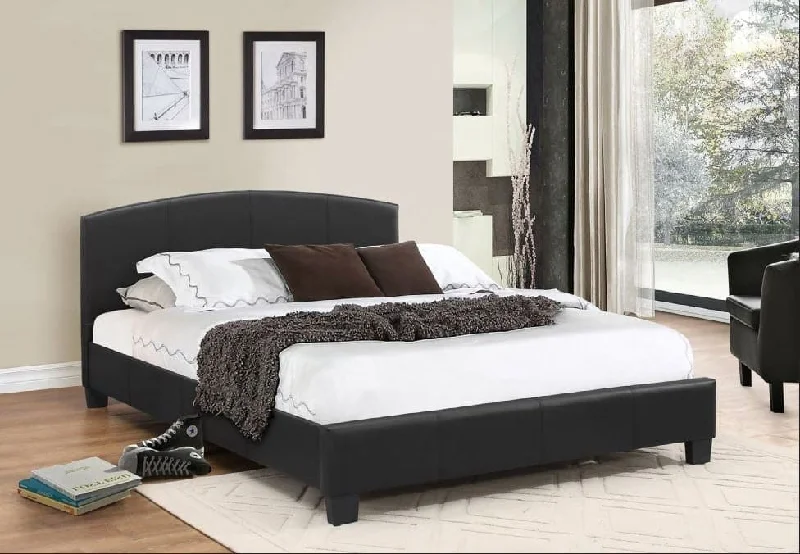 Innerspring mattresses with coil counts for supportVivian Bed (Black)