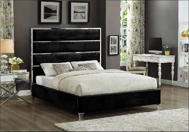 Polyester - foam mattresses for budget - friendly optionsBlack Velvet Bed