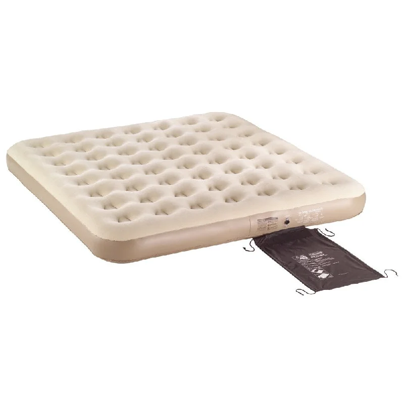 Wool - filled mattresses for natural insulation and moisture - wickingColeman King-size Single High Quickbed Air Bed with 4D Pump