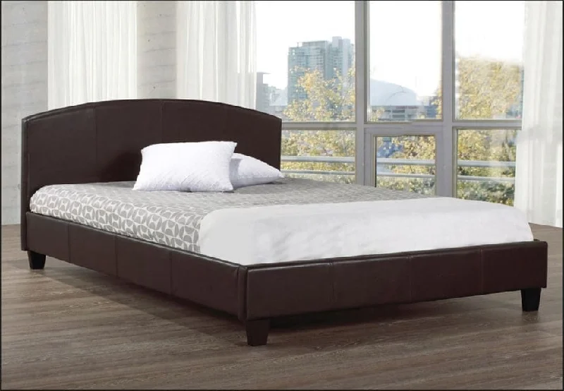 Hybrid mattresses combining foam and innerspring technologyEspresso New PU Bed