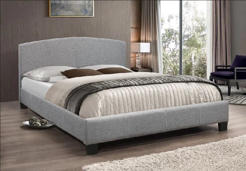 Wool - filled mattresses for natural insulation and moisture - wickingGrey Fabric Bed