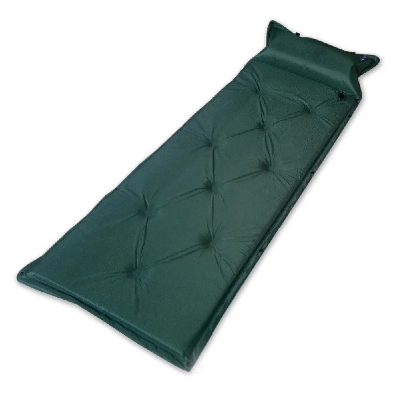 Memory foam mattresses for pressure relief and contouringInflatable Portable Camping Sleeping Mat with Cushion