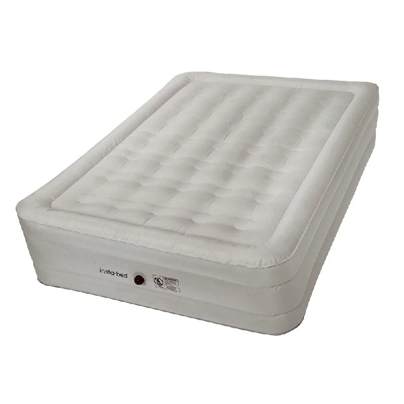 Natural latex and organic cotton blend mattressesInsta-bed 14-inch Queen Airbed with NeverFLAT Fabric Technology and External AC Pump