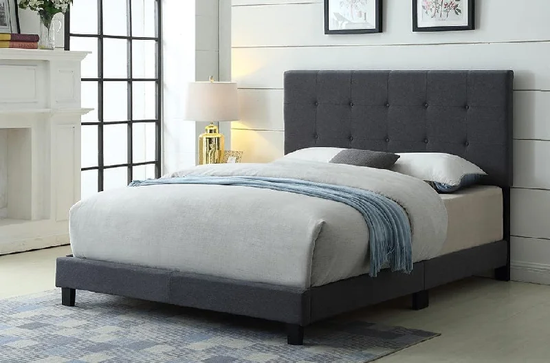 Hybrid mattresses combining foam and innerspring technologyButton Tufted Platform Bed