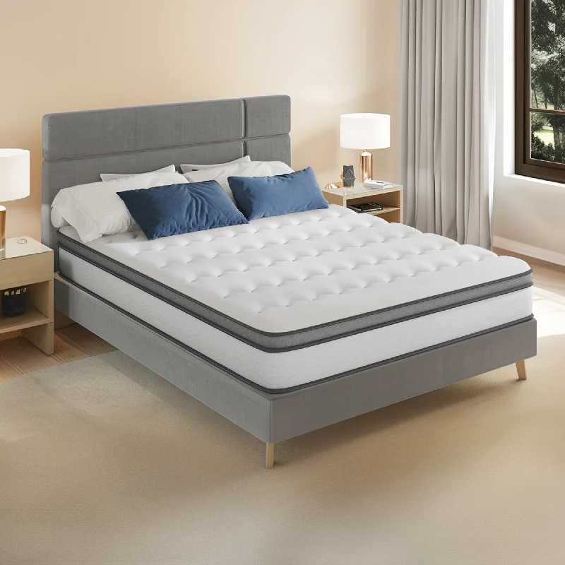 Memory foam mattresses for pressure relief and contouringMoasis 10" Memory Foam Hybrid Mattress in a box with Pocket Spring Coils