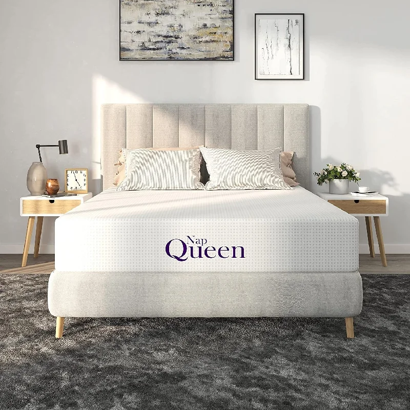 Latex mattresses with natural bounce and breathabilityNapQueen Bamboo Charcoal 12'' Memory Foam Mattress