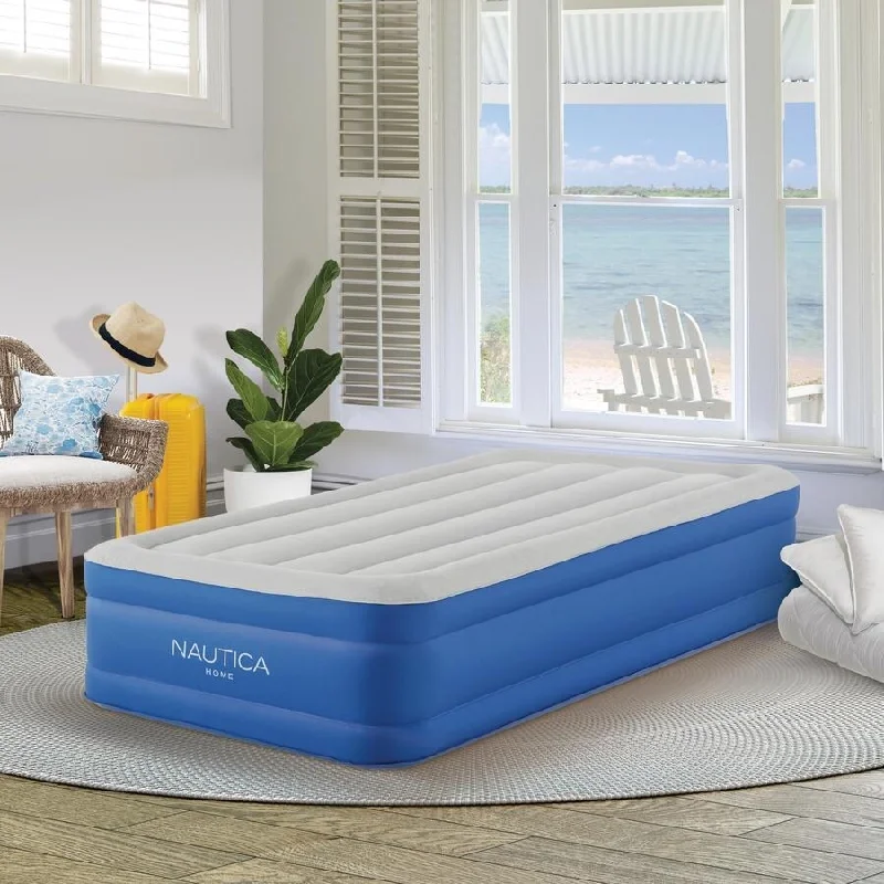 Wool - filled mattresses for natural insulation and moisture - wickingNautica Home Plushaire Air Mattress with Inset Pump