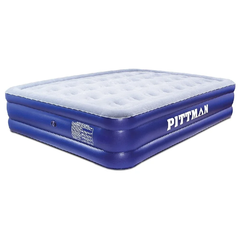 Memory foam mattresses for pressure relief and contouringPittman Outdoors Double High Queen Air Mattress w/Electric Pump - Blue