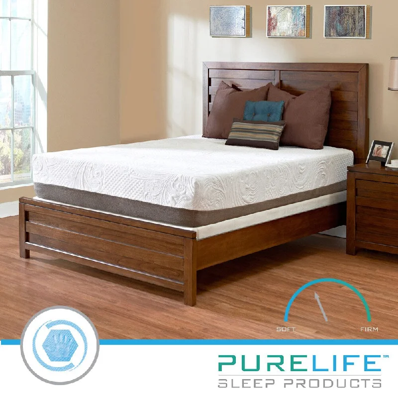 Hybrid mattresses combining foam and innerspring technologyPurelife Apex PureGel Plus 12-inch Queen-Size Gel Memory Foam Mattress