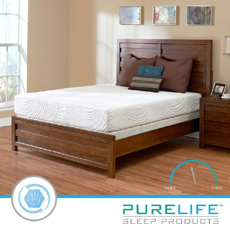 Wool - filled mattresses for natural insulation and moisture - wickingPurelife Inspire PureGel Plus Gel 10-inch Full-size Gel Memory Foam Mattress