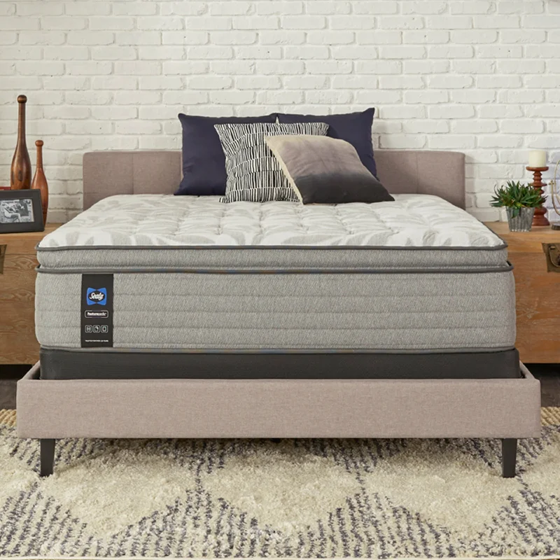 Hybrid mattresses combining foam and innerspring technologySealy Posturepedic Spring Reed 15-inch Medium Euro Pillow Top Mattress Set