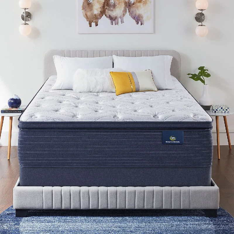 Innerspring mattresses with coil counts for supportSerta Clarks Hill 15" Plush Pillow Top Mattress