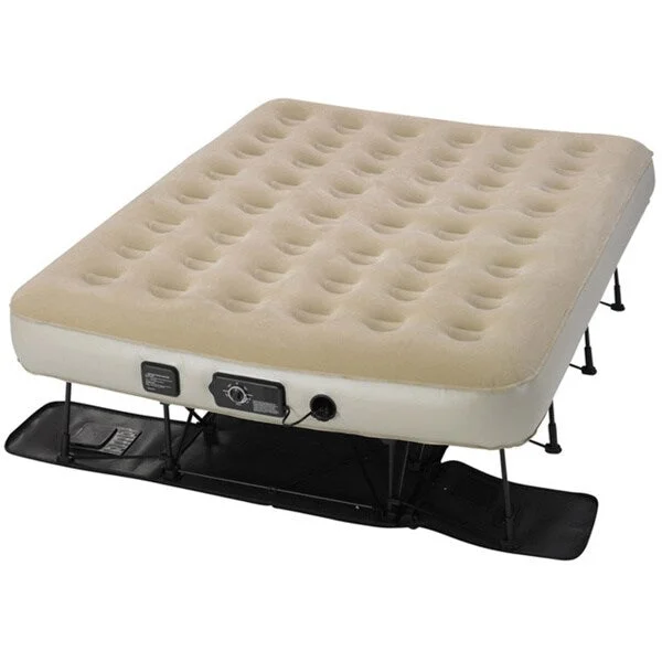 Organic cotton mattresses for a chemical - free sleep surfaceSerta EZ Bed Queen-size Cot Air Bed with Never Flat AC Pump