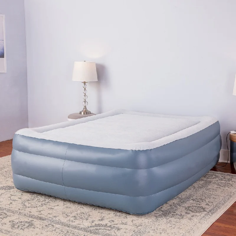 Hybrid mattresses combining foam and innerspring technologySharper Image Premier Memory Foam 24-inch Twin-size Air Bed