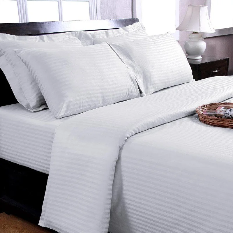 Memory foam mattresses for pressure relief and contouringSilverClear 250TC Dobby Stripe Duvet Cover