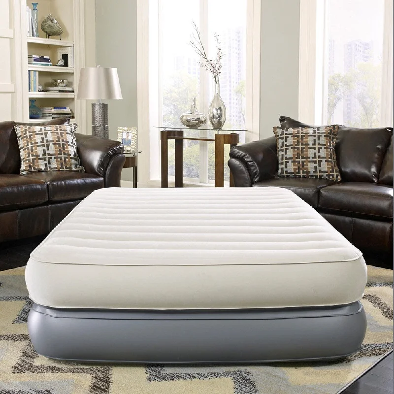 Hybrid mattresses combining foam and innerspring technologySimmons Beautyrest Comfort Suite 18 inch Queen size Pillow Top Express Air Mattress