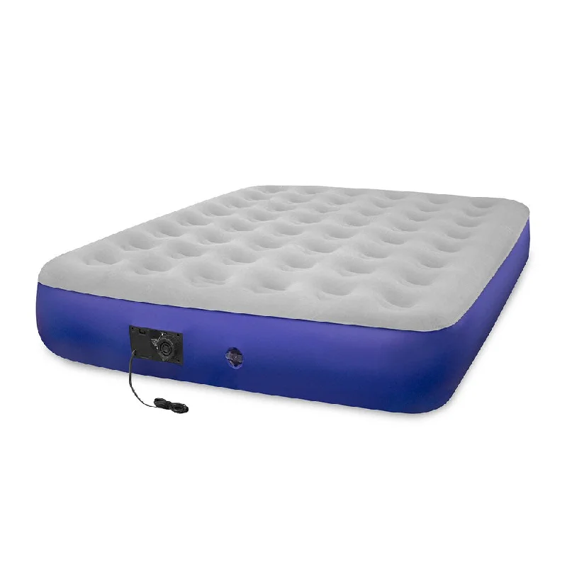 Wool - filled mattresses for natural insulation and moisture - wickingSwissLux Classic Blue Self-inflating Twin-size Air Bed