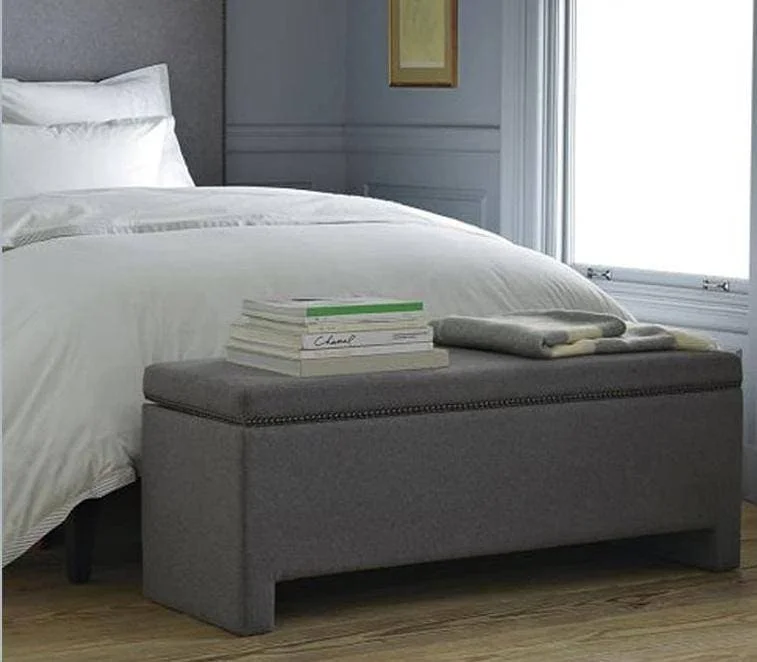 Wool - filled mattresses for natural insulation and moisture - wickingVelvet Decorative Storage Bench