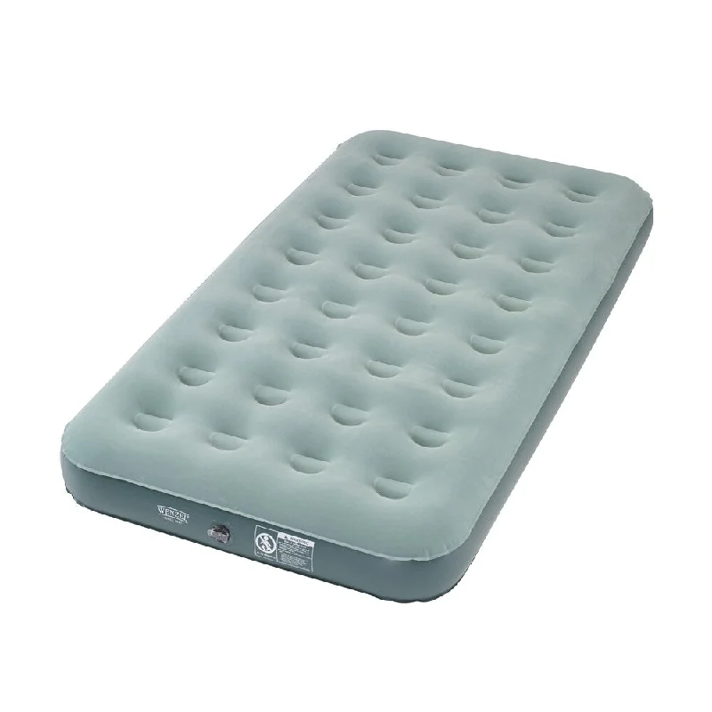 Memory foam mattresses for pressure relief and contouringWenzel Sleep-away Green PVC Air Bed